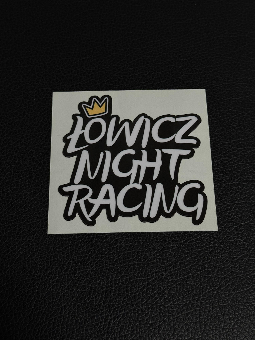 Wlepka "Łowicz Night Racing"